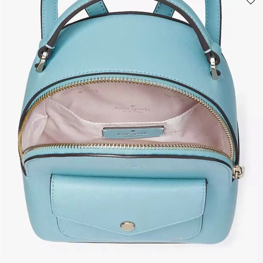 Kate Spade Schuyler Mini Backpack Smoky Blue - Picture 5 of 11